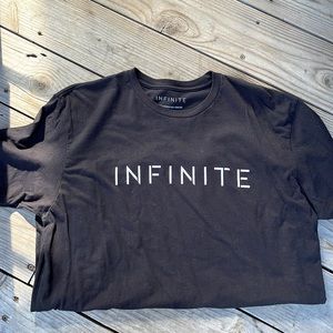 Infinite Black Mens T-Shirt XLarge
